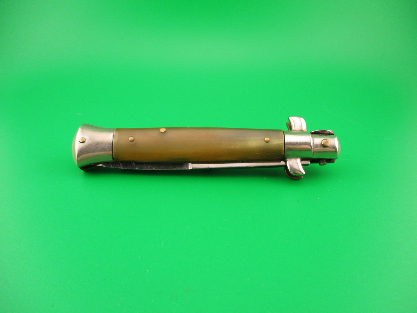 CORICAMA INOXID 21cm Italian Picklock Horn Red Dot safety switchblade knife