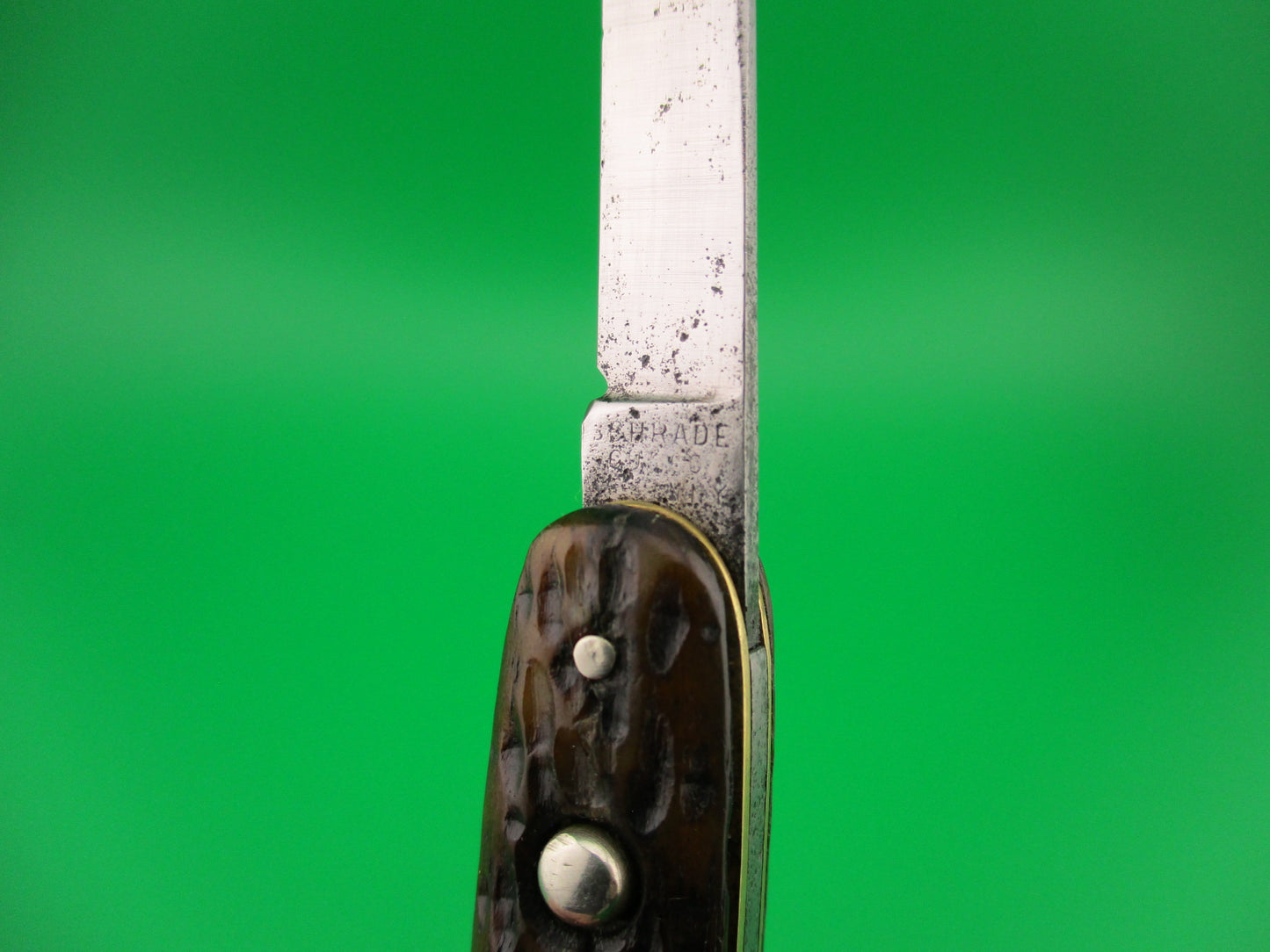 SCHRADE CUT CO 7403 Medium double Pick Bone early switchblade knife