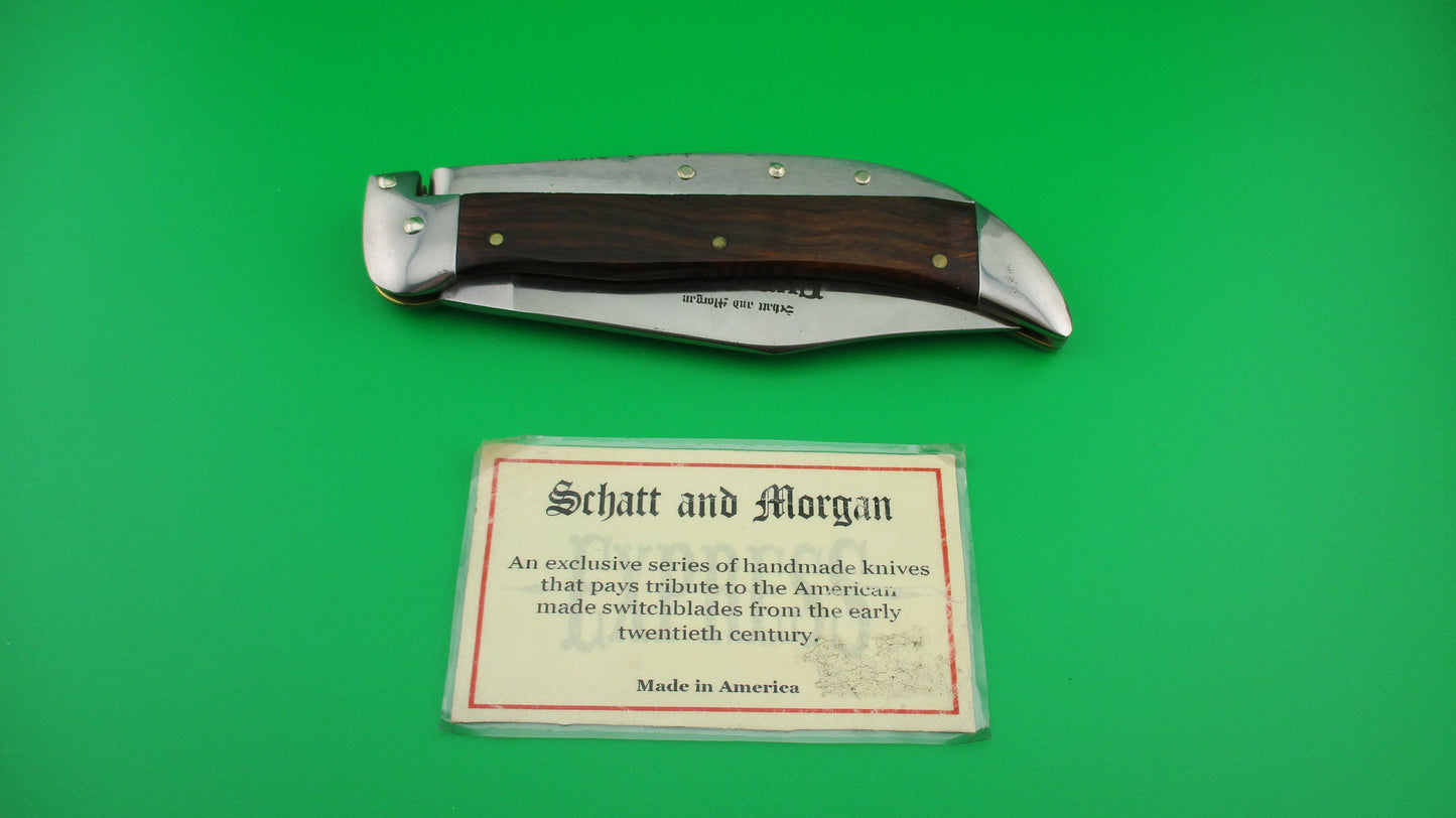 SCHATT & MORGAN EXPRESS Cutlery Company 9.75 inch Automatic knife
