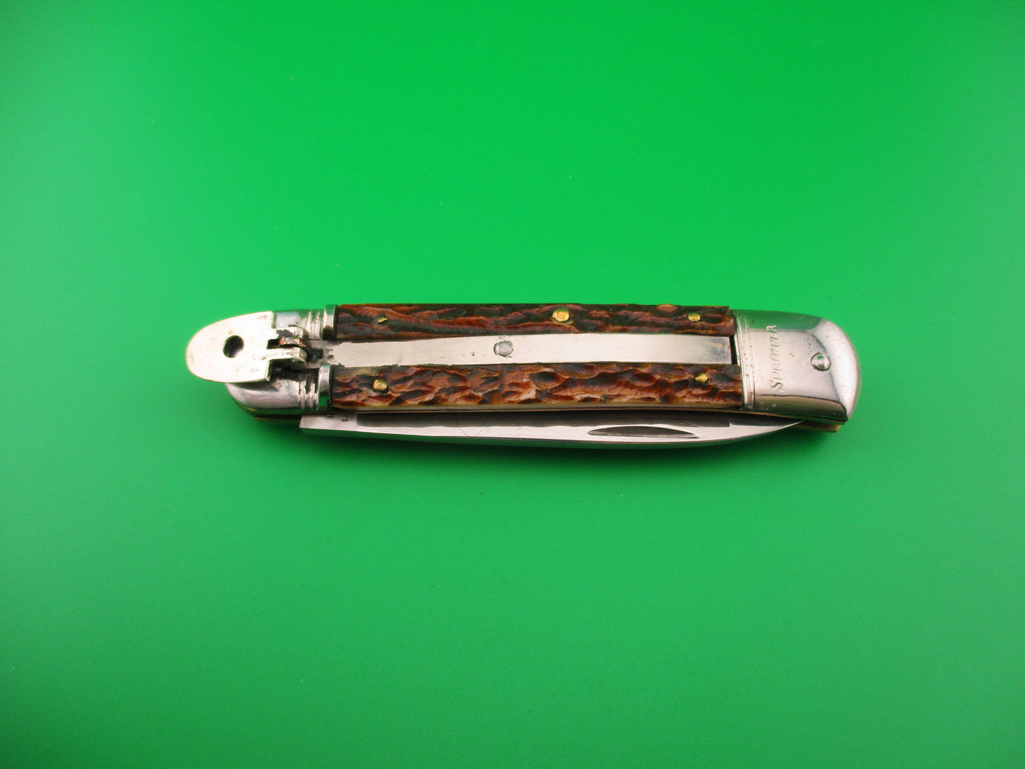 Weidmanns Heil SOLINGEN GERMANY 11cm German Lever Bone SPRINGER automatic