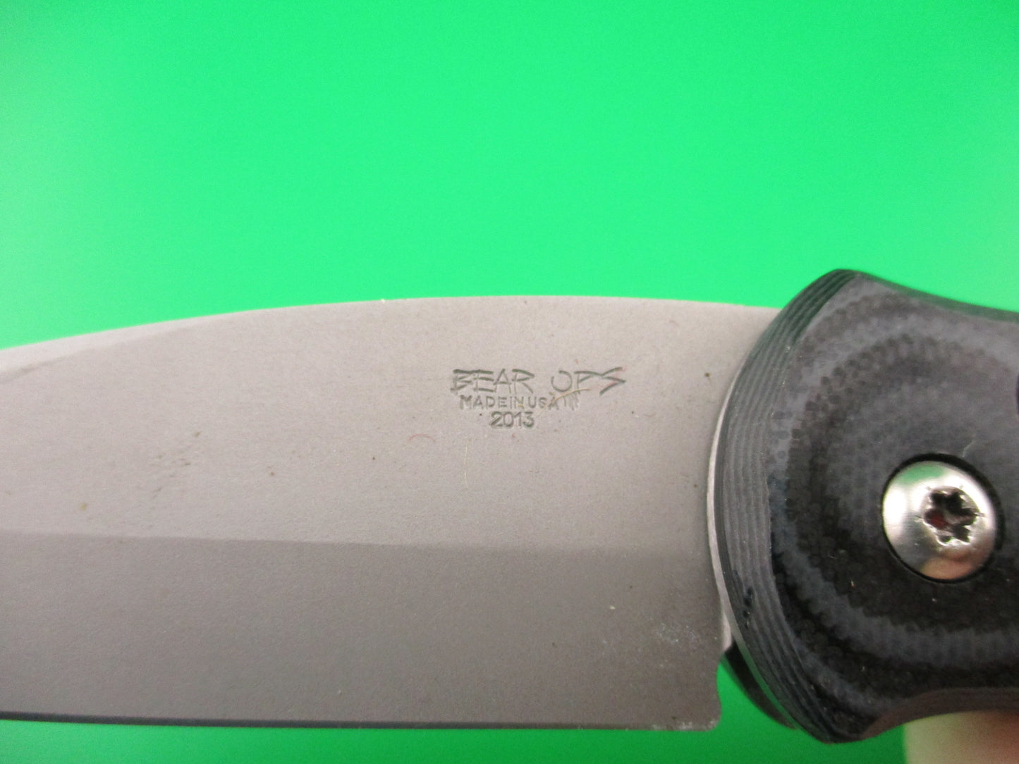 BEAR OPS MADE IN USA 7 inch 2013 AC-100-B4-P Automatic knife boot clip