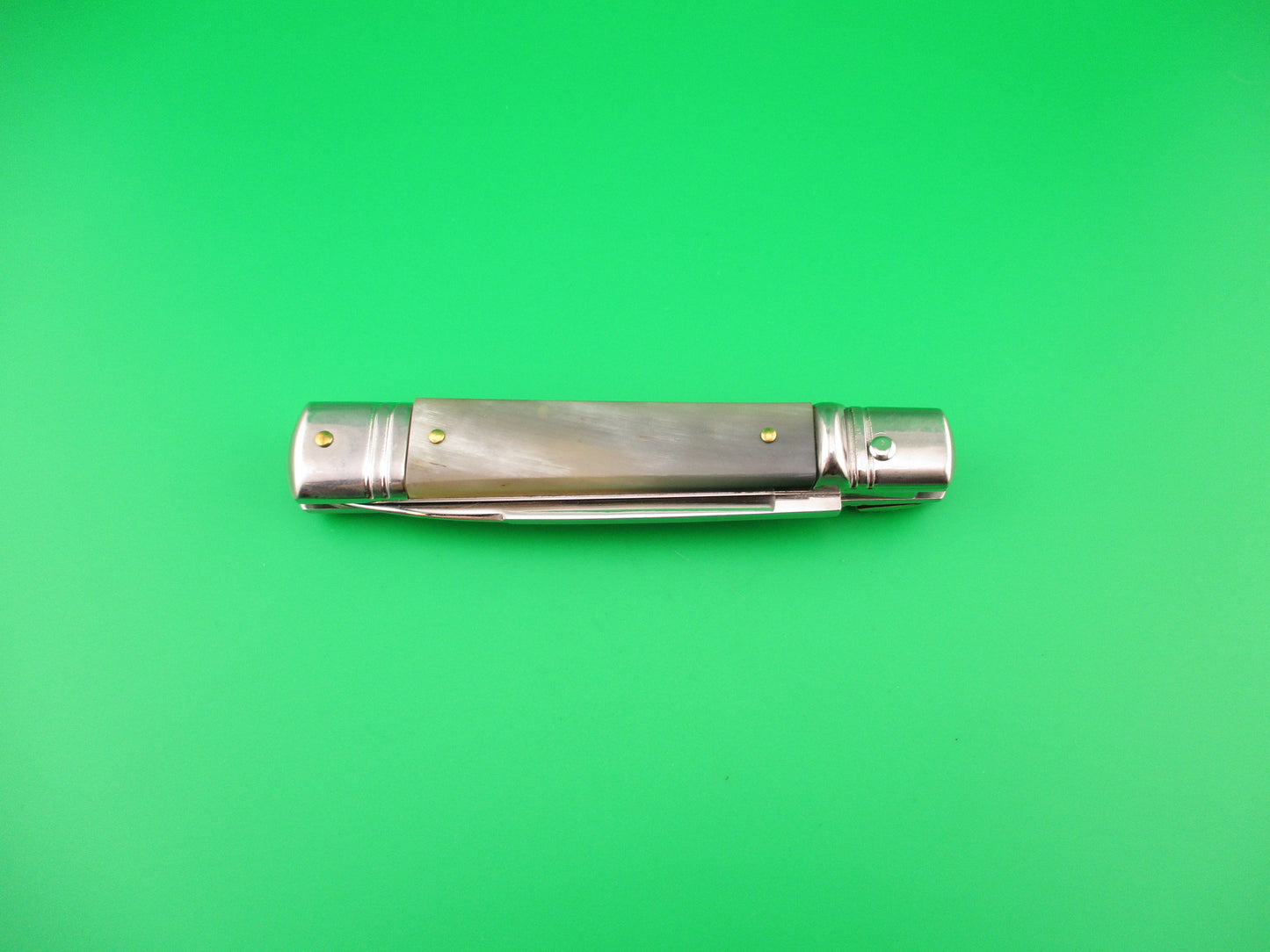 z AKC ITALY 20cm Italian Slimline Lever Honey horn automatic knife