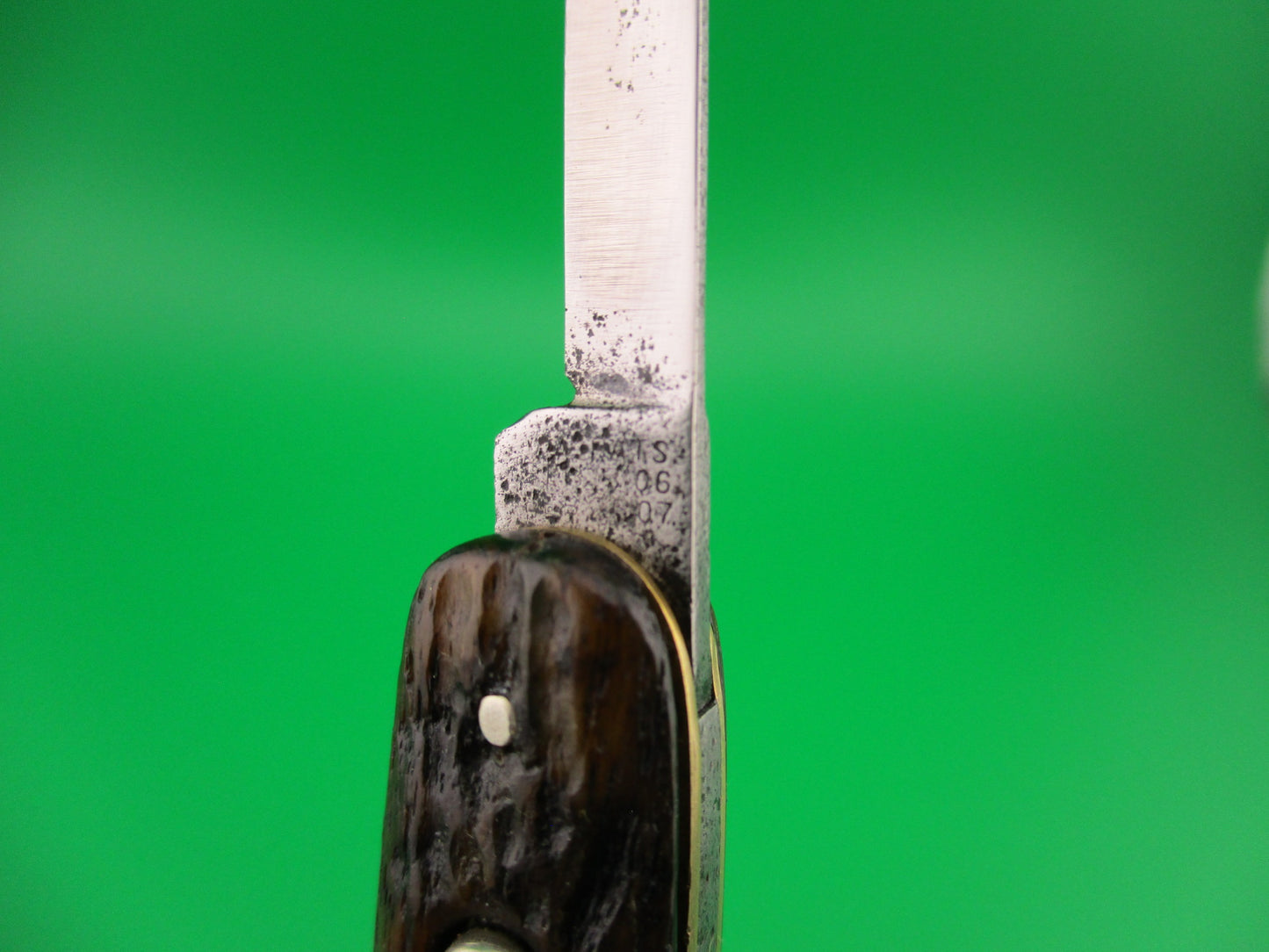 SCHRADE CUT CO 7403 Medium double Pick Bone early switchblade knife