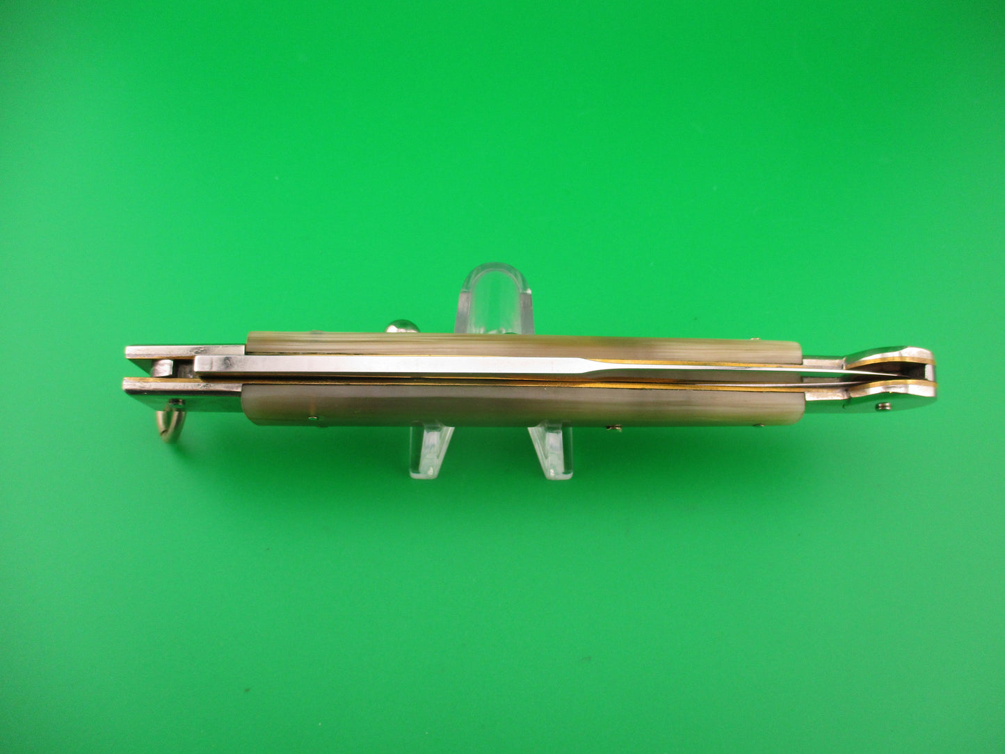 AGA CAMPOLIN 30cm Sicilian Ring Pull Italian Honey horn Red dot automatic knife 2012