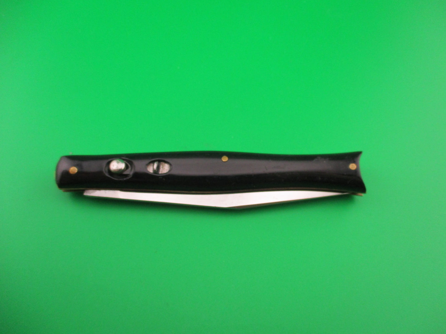 Bonsa SOLINGEN GERMANY Fishtail Black like PRESTO Vintage automatic knife