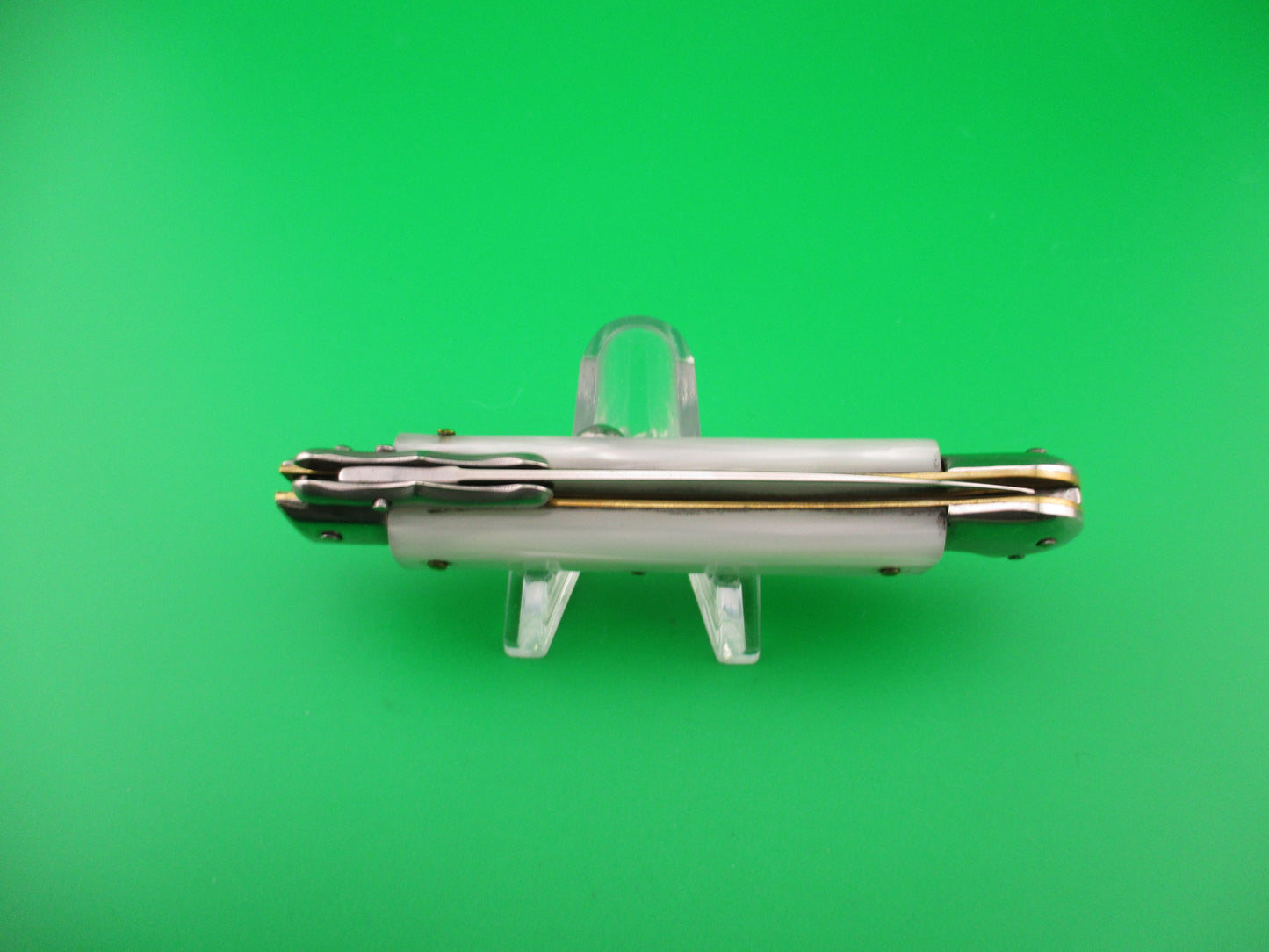 AKC ITALY 19cm Italian Medici Swing Guard Pearlex automatic knife