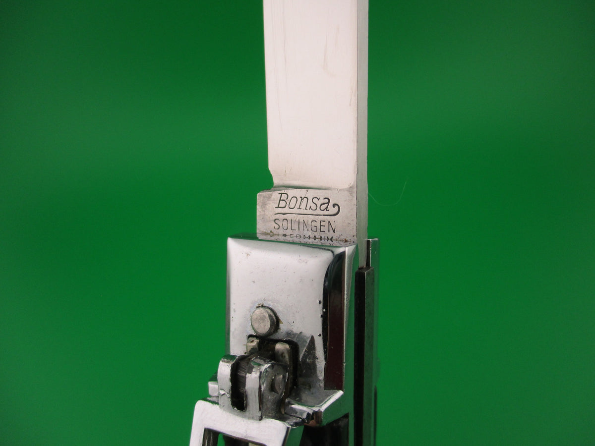 Bonsa SOLINGEN GERMANY 11cm German Slimline Hollow Lever automatic knife