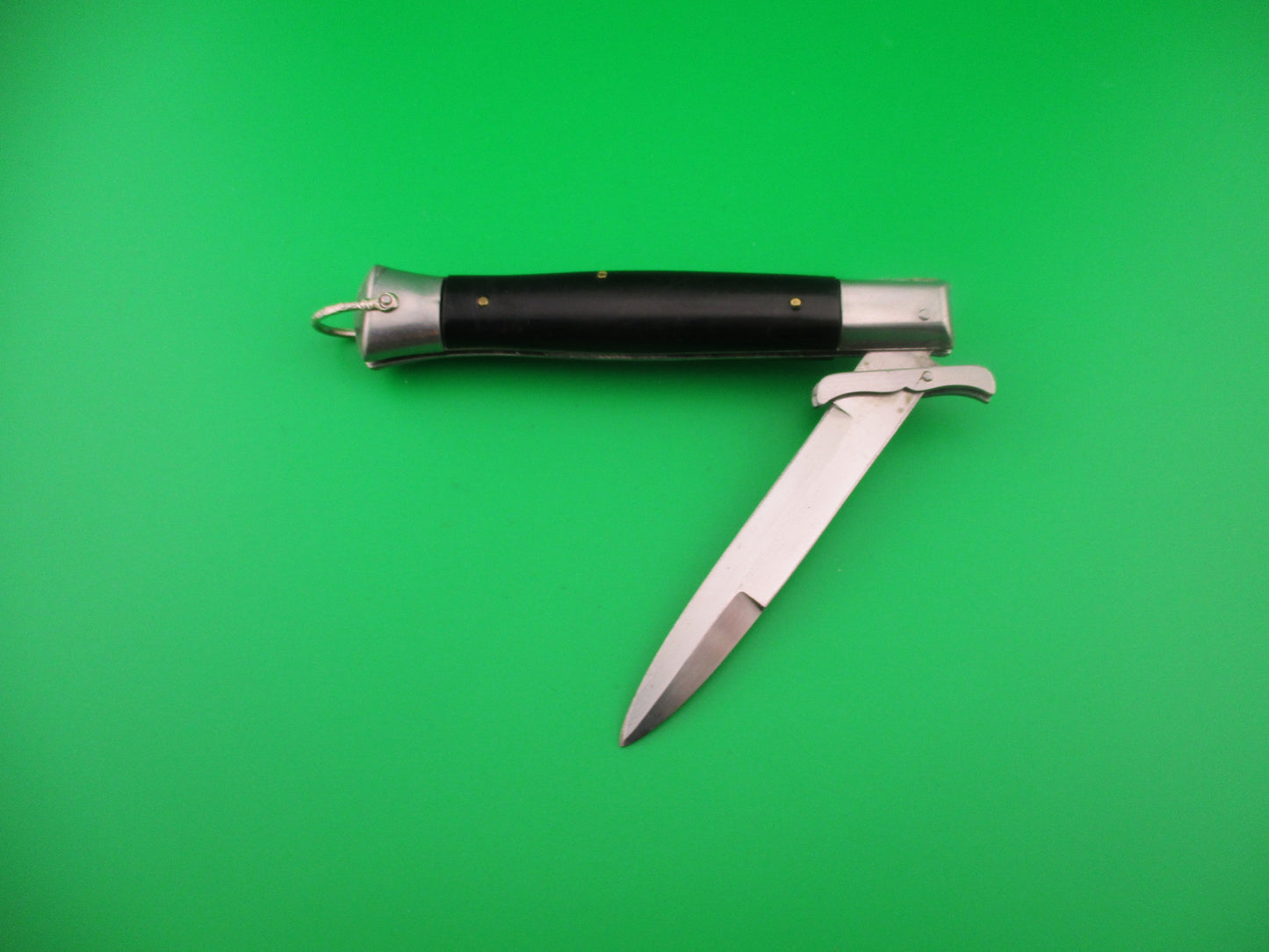 RIZZUTO ESTILETO MILANO 22cm Japanese vintage swing guard Mustache flat bolster switchblade