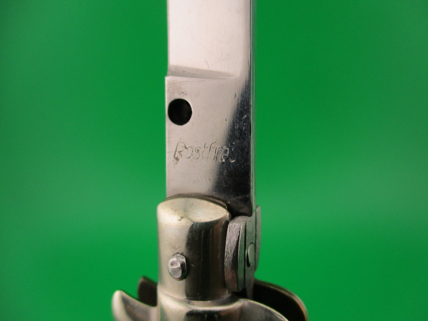 Rostfrei 21cm Italian Transitional Stag Spearpoint vintage automatic knife