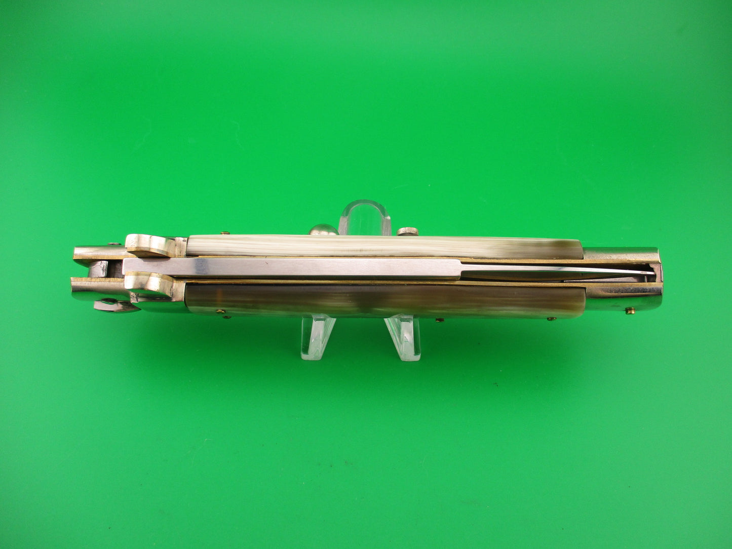 Renzo Pascotto Maniago Italy 30cm Italian Wasp body Picklock Cream & Honey automatic knife
