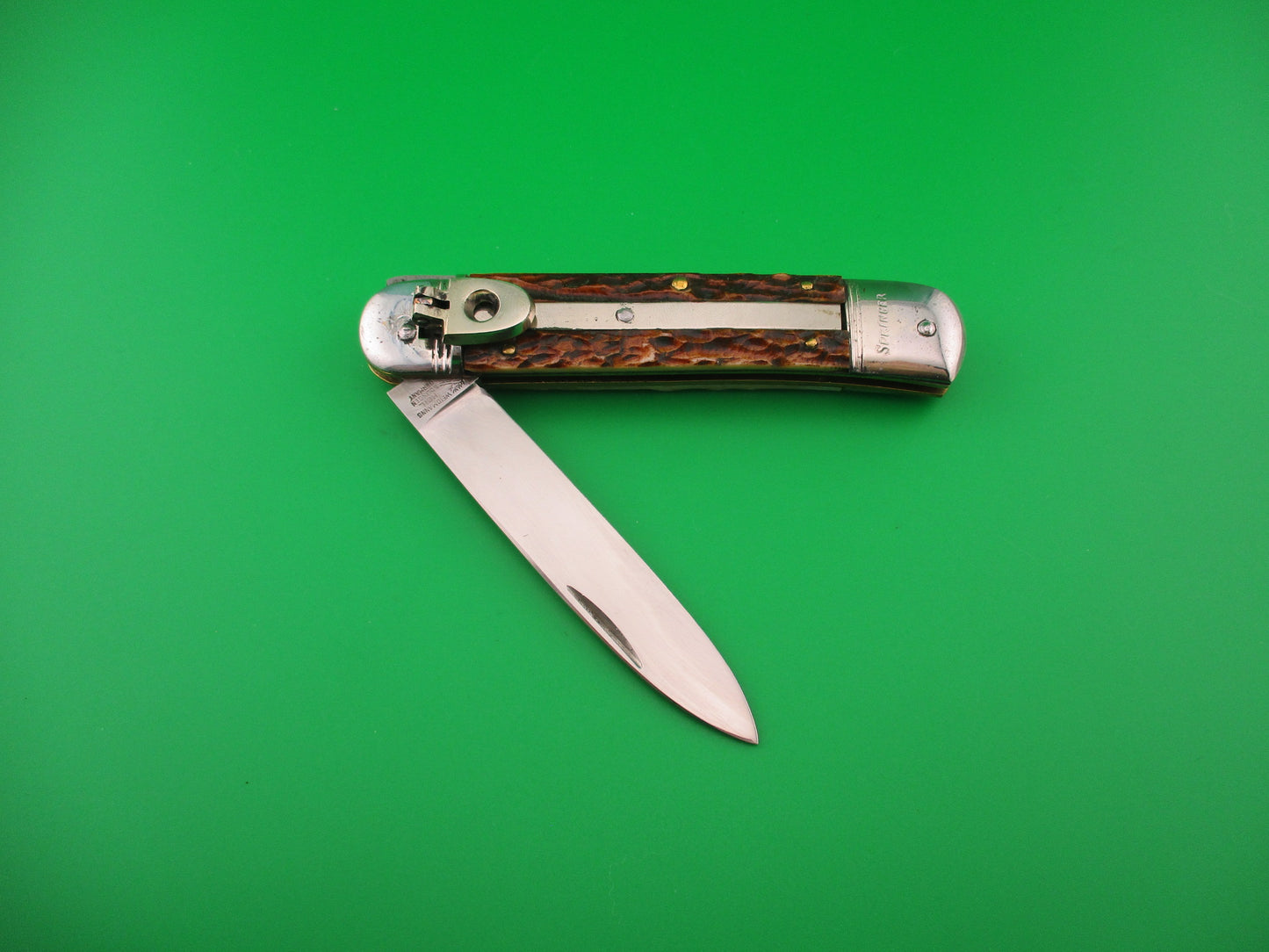 Weidmanns Heil SOLINGEN GERMANY 11cm German Lever Bone SPRINGER automatic