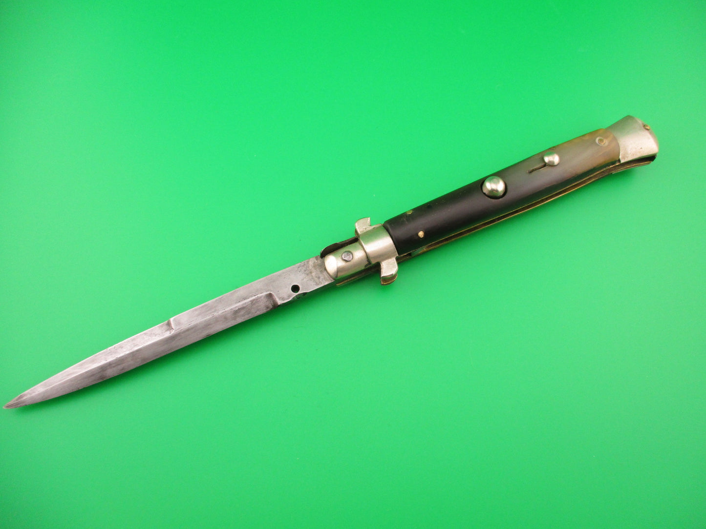 Maniago 27cm Italian Flat Guard Picklock Vintage 1940s automatic knife