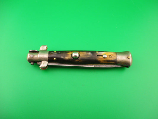 ROMO ITALY 23cm Italian Picklock 1950s vintage Bayonet Horn automatic knife