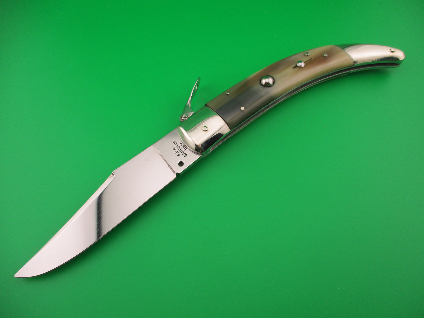 AGA CAMPOLIN ITALY 26cm Italian Catalana Fulcrum automatic knife