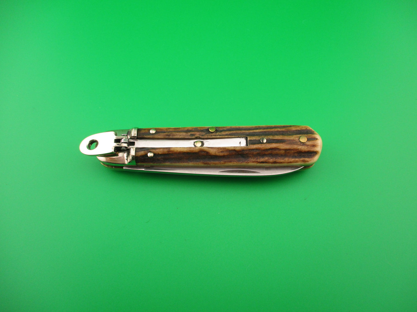 BOKER TREE BRAND 715 German Lever Stag Classic automatic knife