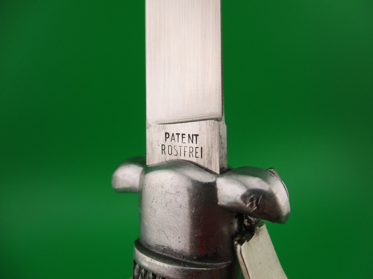 C JUL HERBERTZ IMPORT 21cm Italian Trapdoor OTF 1960s Vintage Aluminum automatic knife