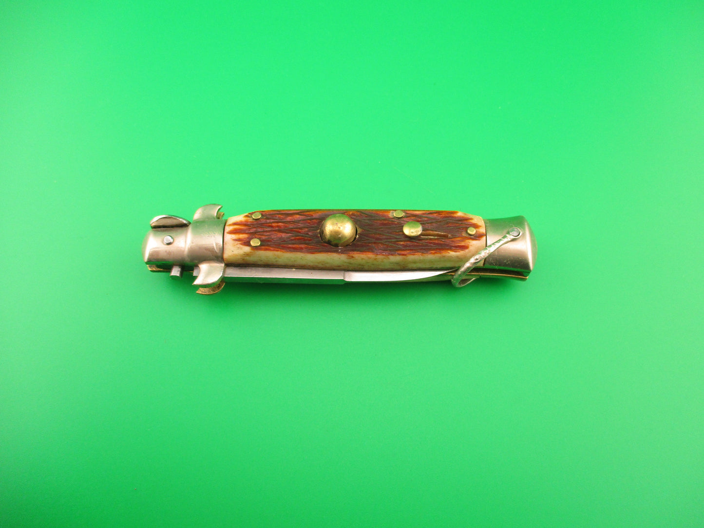 RING CUTLERY B.SVOBODA JAPAN 17cm Japanese Bone picklock NOS automatic in box