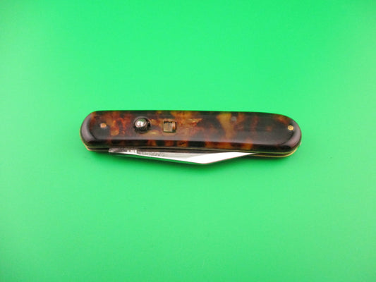 Colonial PRONTO vintage 1950s Fatjack Imitation Tortoise switchblade knife
