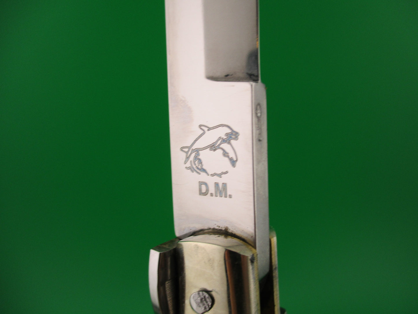 Renzo Pascotto Maniago Italy 30cm Italian Wasp body Picklock Honey Horn automatic knife