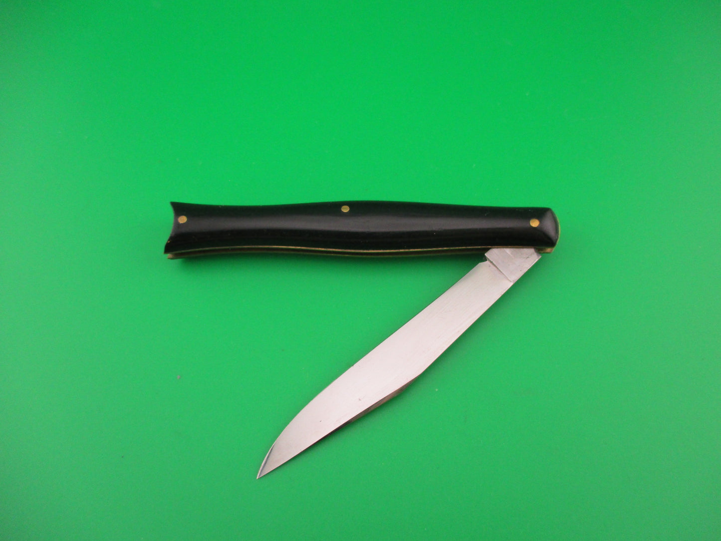 Bonsa SOLINGEN GERMANY Fishtail Black like PRESTO Vintage automatic knife