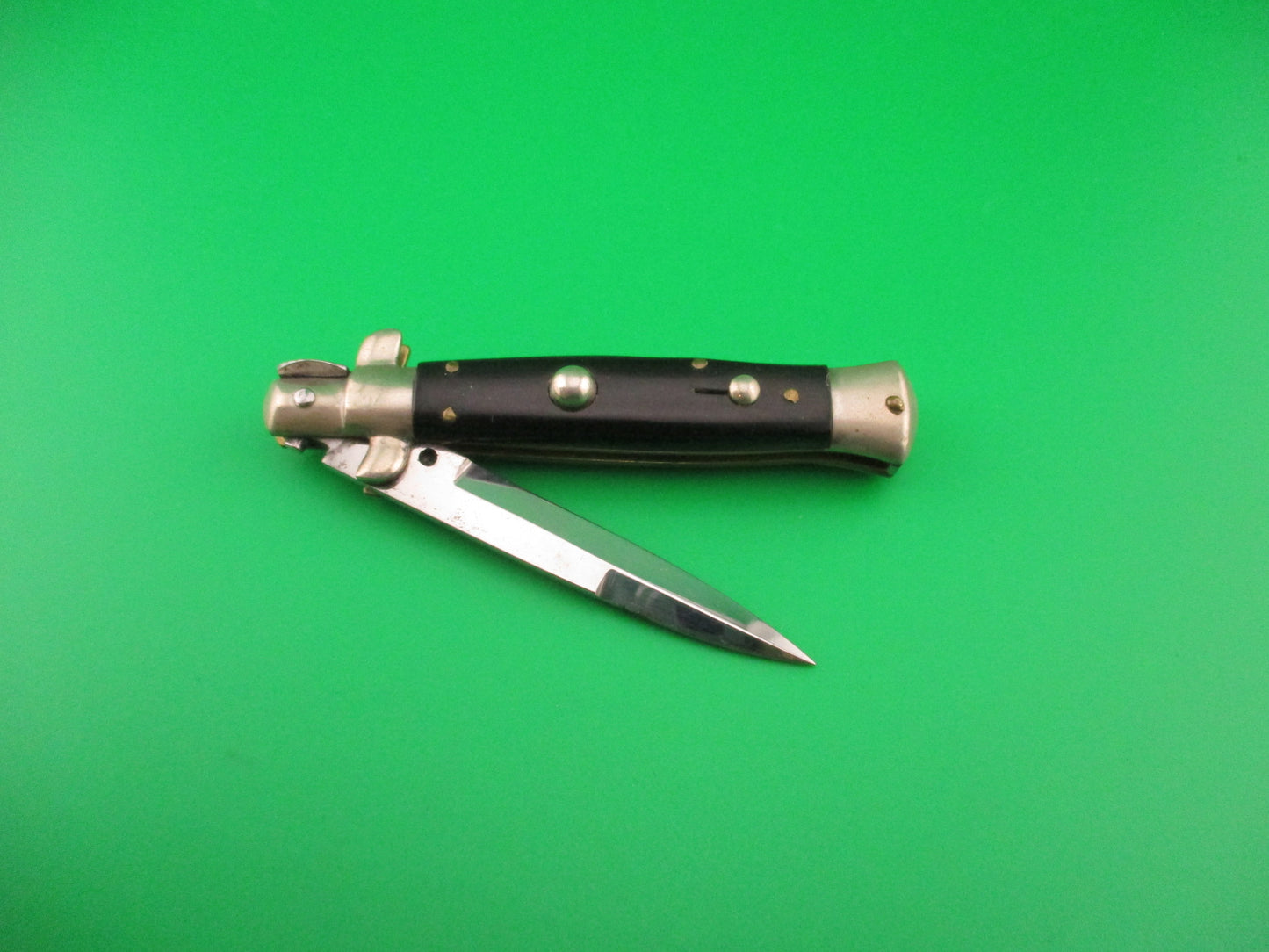 S.M. CO. ITALY 16cm Italian Picklock 1950s vintage horn automatic knife NOS