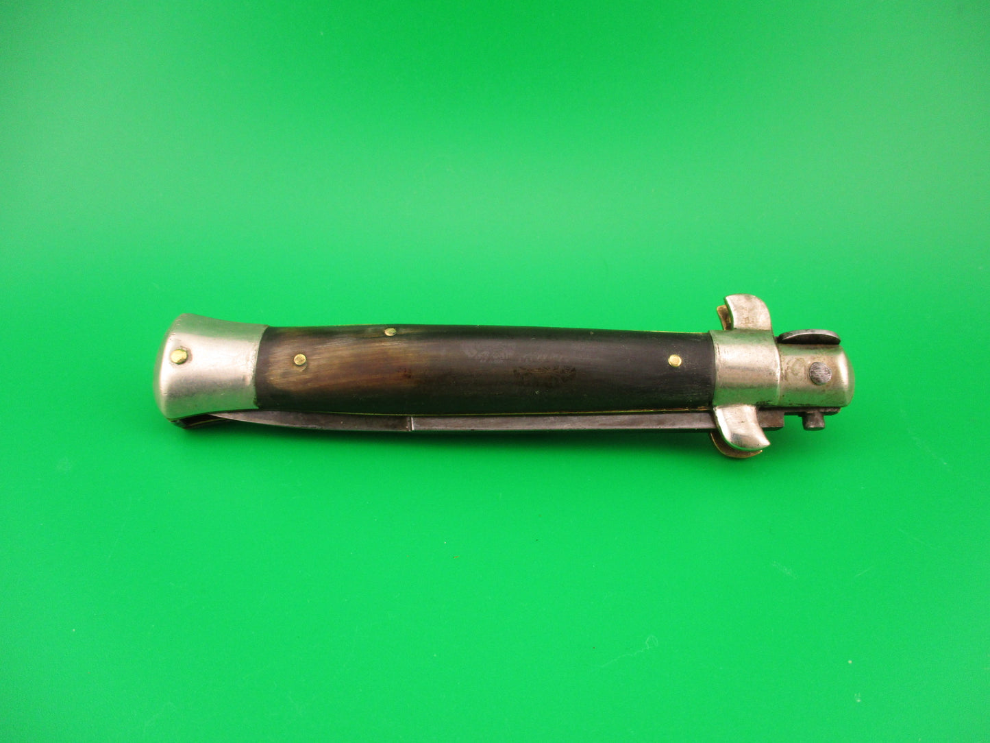 ROMO ITALY 23cm Italian Picklock 1950s vintage Bayonet Horn automatic knife