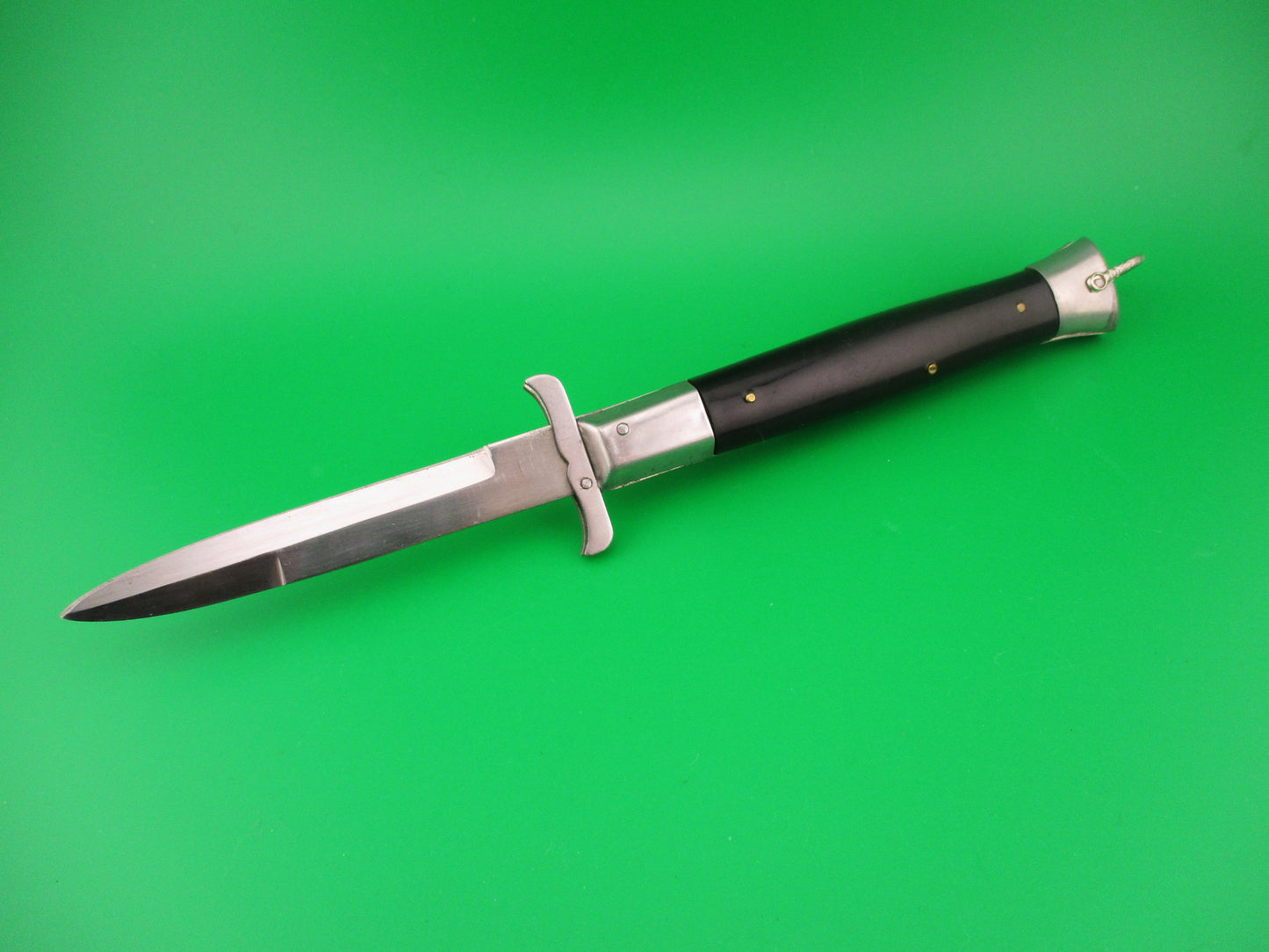 RIZZUTO ESTILETO MILANO 22cm Japanese vintage swing guard Mustache flat bolster switchblade