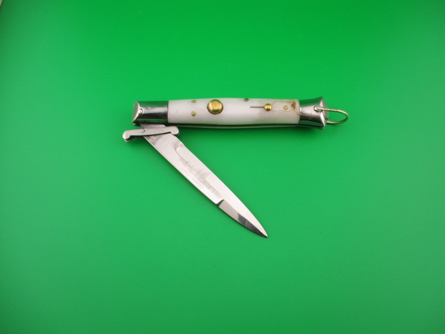 Rizzuto Estileto Milano Vintage 22cm Japanese White Swing Guard switchblade