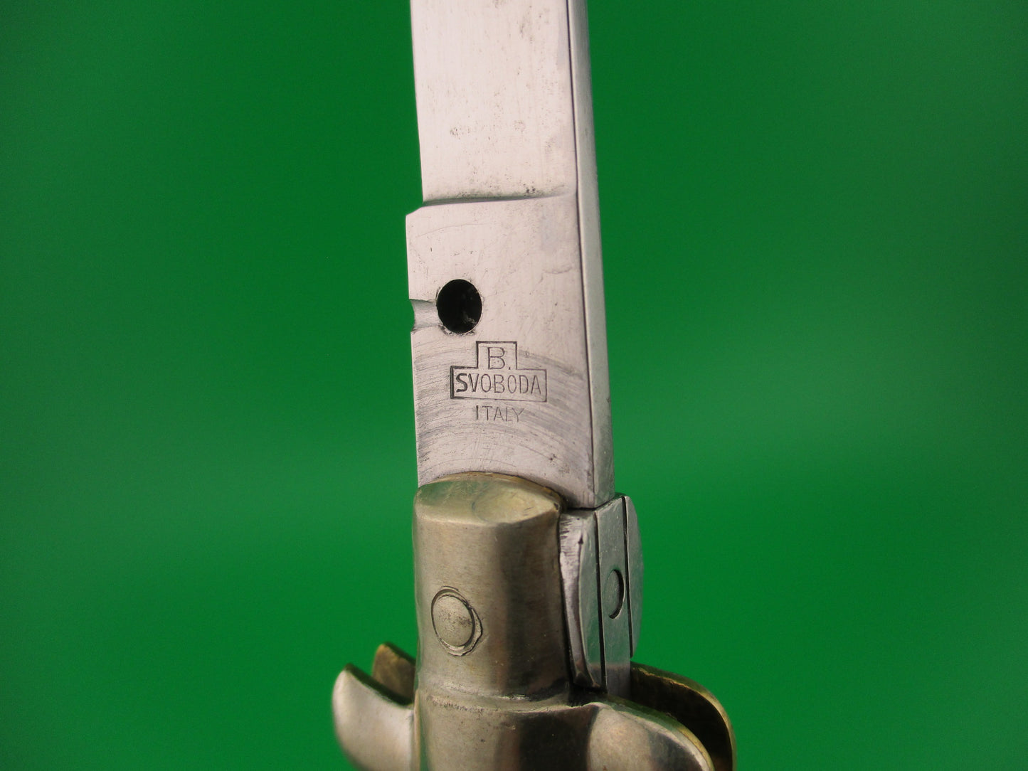 B SVOBODA ITALY 28cm Italian Picklock 1950s Vintage Swedge automatic knife