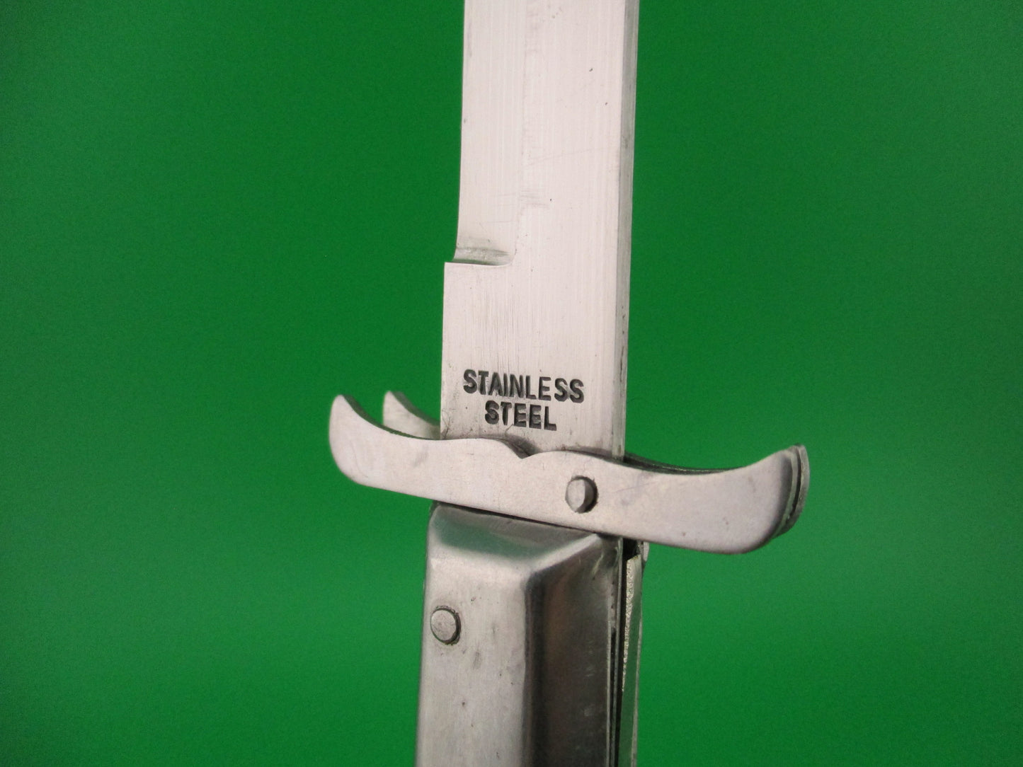 RIZZUTO ESTILETO MILANO 22cm Japanese vintage swing guard Mustache flat bolster switchblade