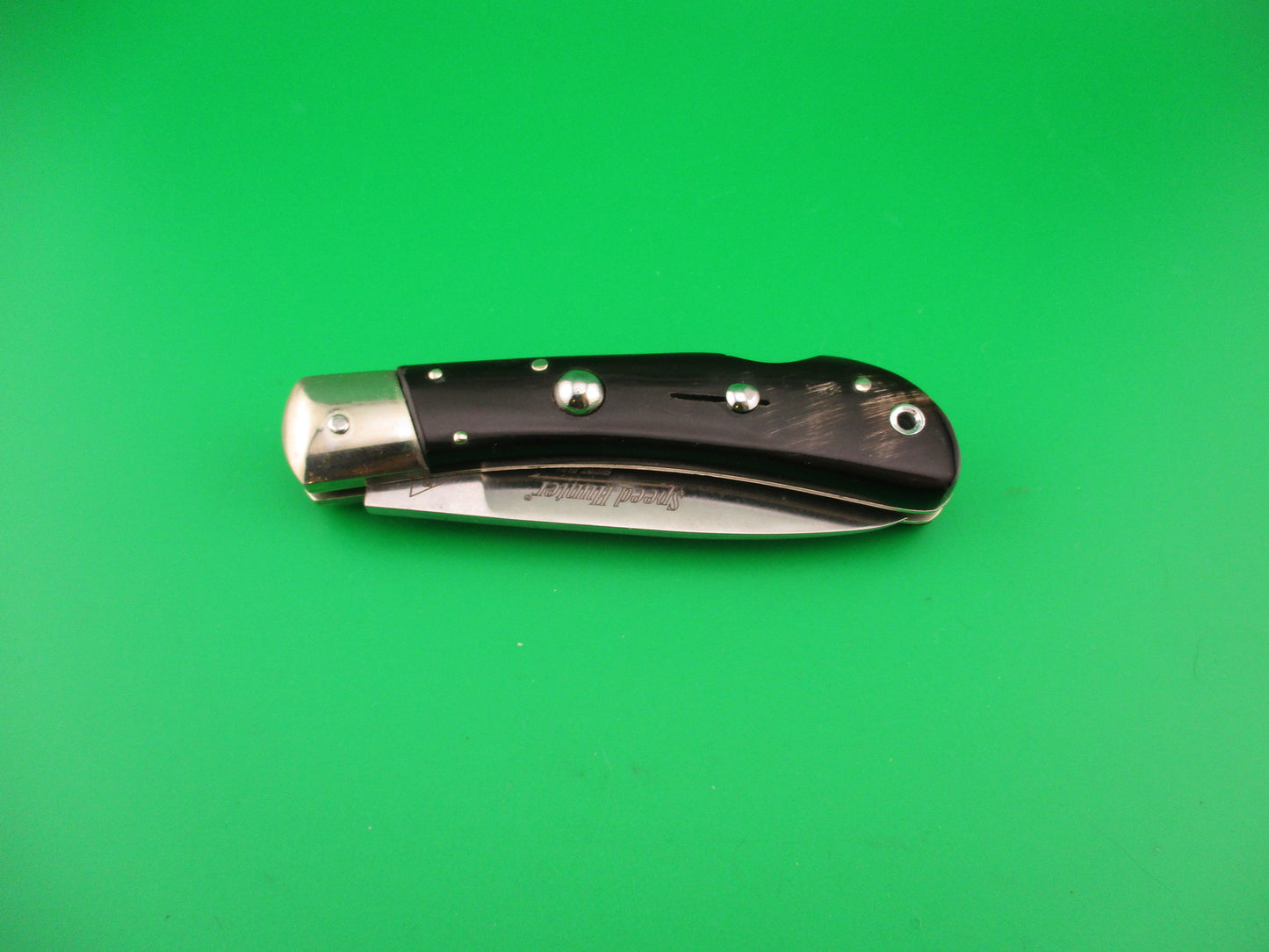 AKC 18cm Italian Lockback Horn Speed Hunter First Run automatic knife