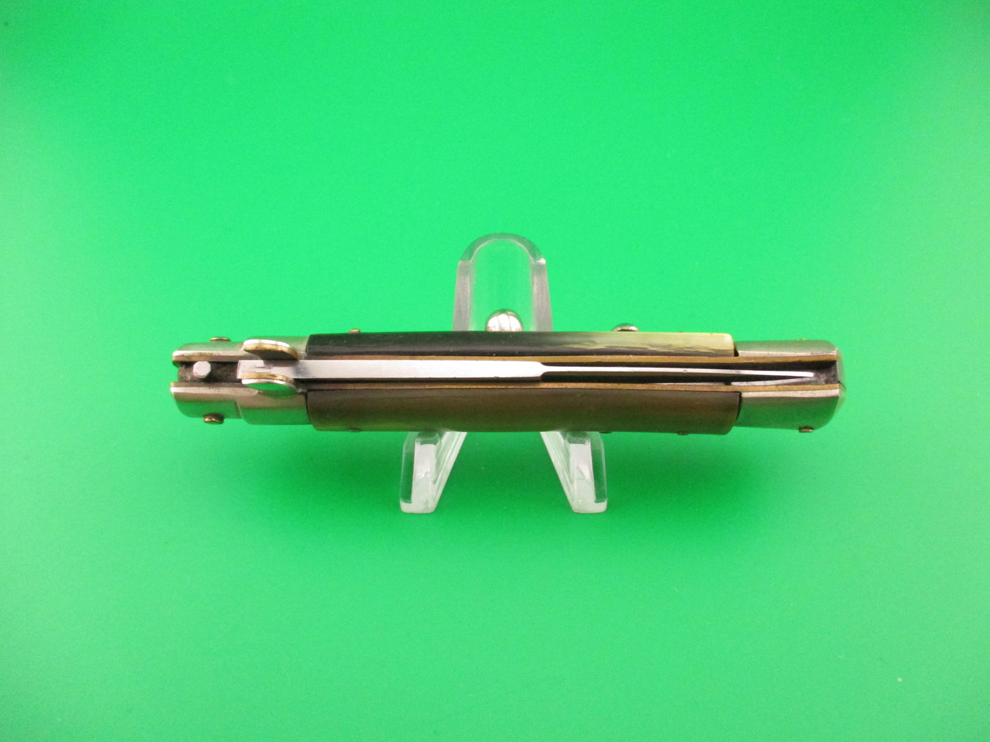 CORICAMA INOXID 21cm Italian Picklock Horn Red Dot safety switchblade knife