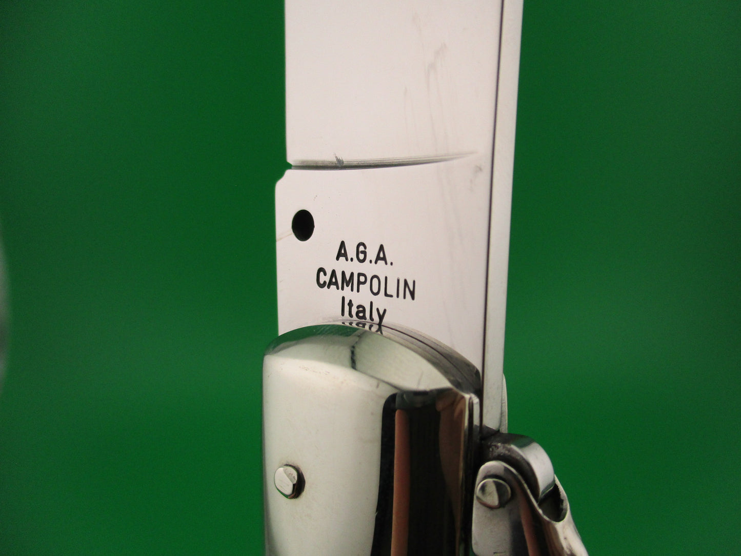AGA CAMPOLIN ITALY 26cm Italian Catalana Fulcrum automatic knife