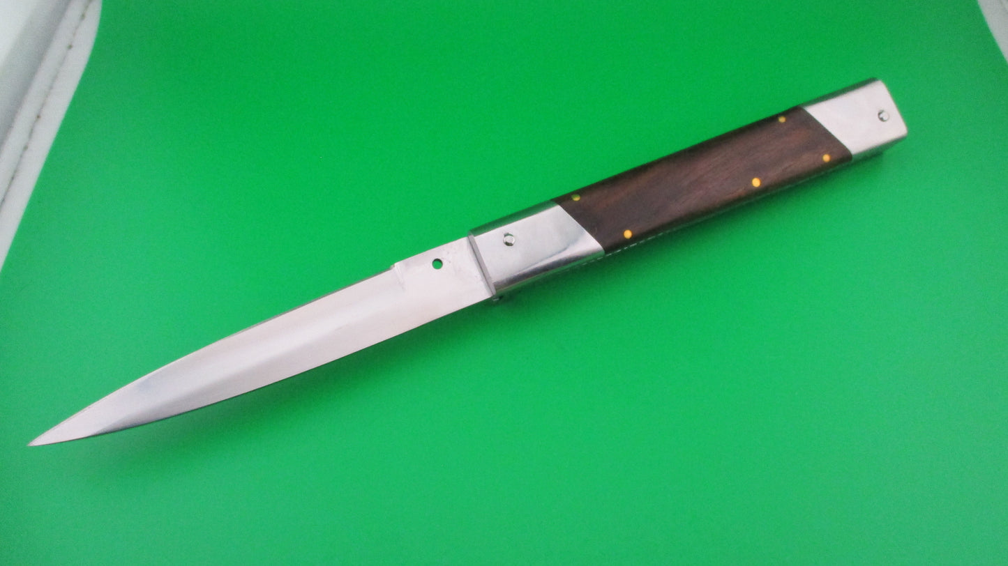 Custom 29cm Italian Prioletta Style Automatic slant bolster knife by Samir Ahmad