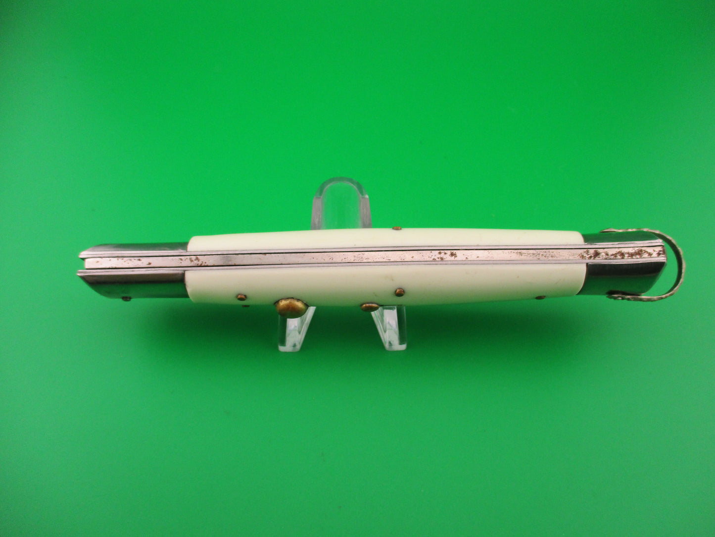 Rizzuto Estileto Milano 28cm Japanese Swing guard White vintage automatic knife