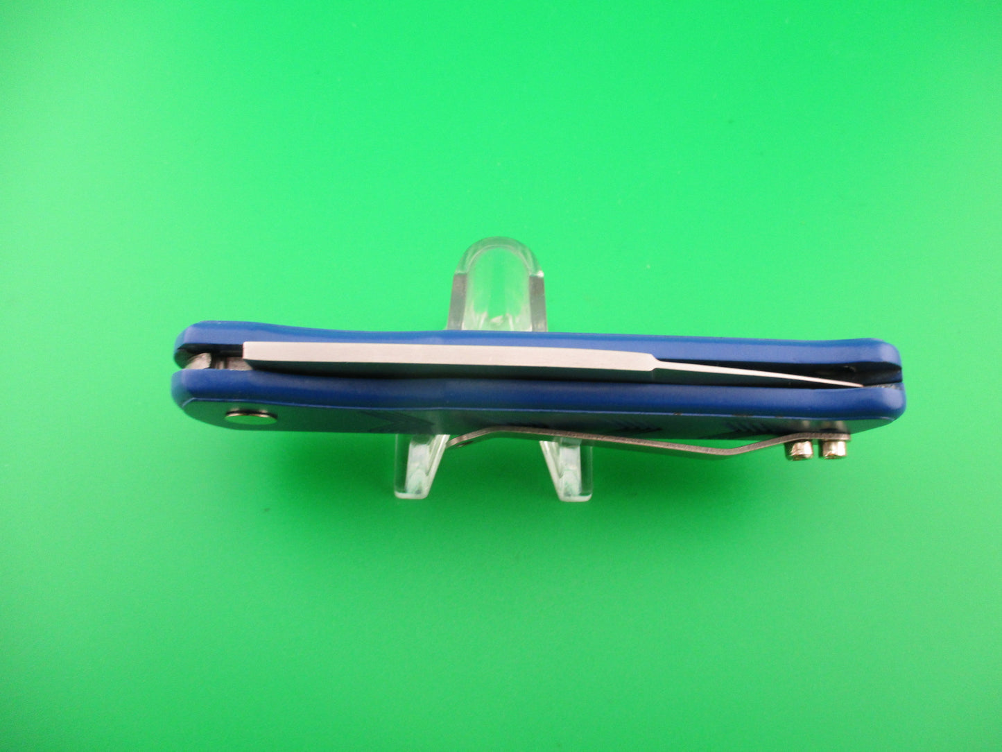 440 Stainless Blue Super Knife all metal scale release automatic knife