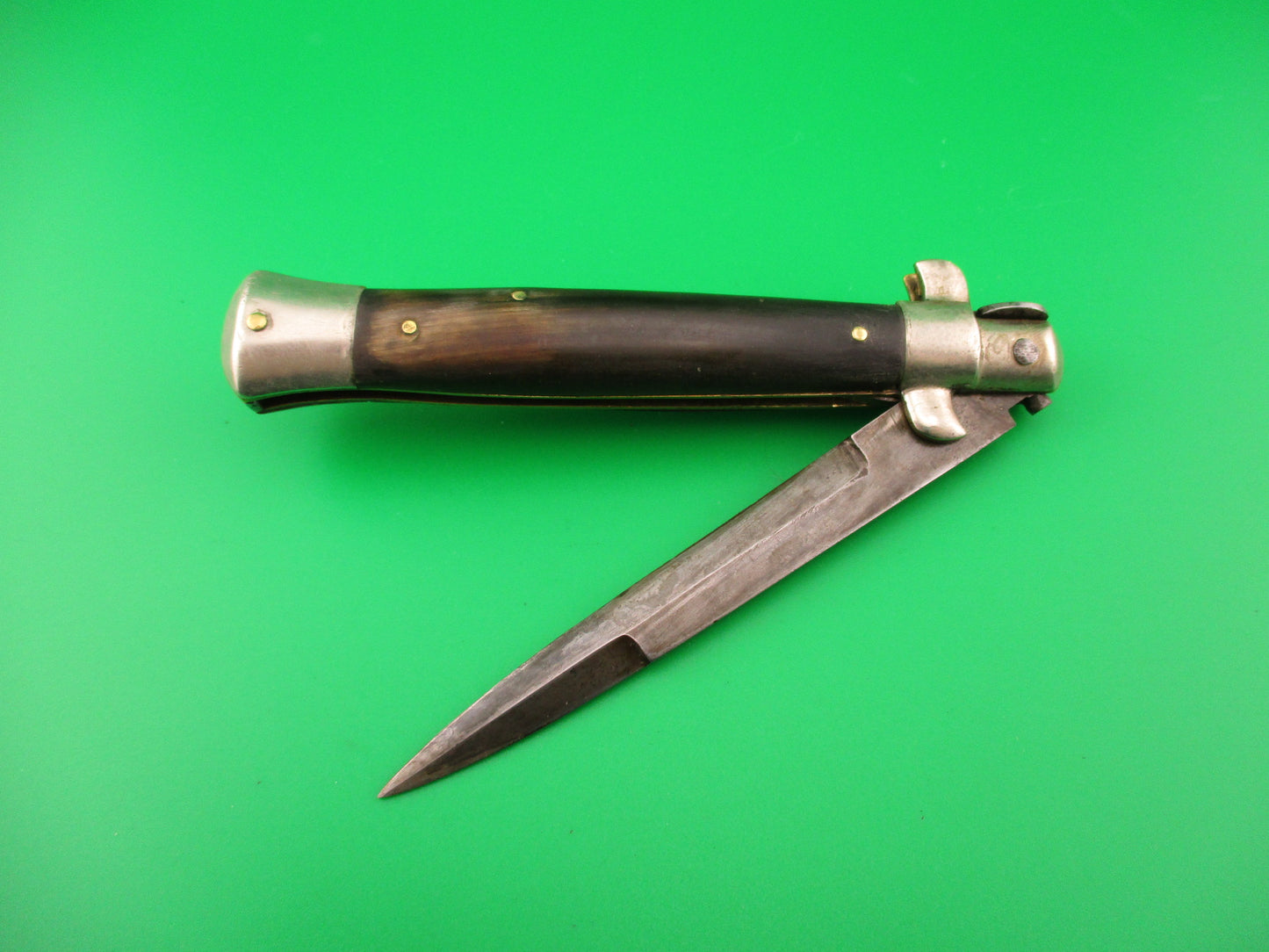 ROMO ITALY 23cm Italian Picklock 1950s vintage Bayonet Horn automatic knife