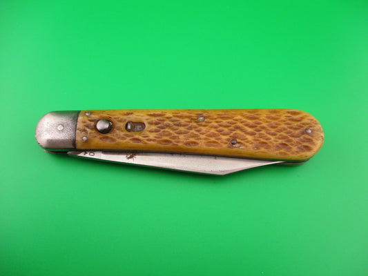 PRESTO #3000 Large Hunter Jigged bone Vintage automatic knife