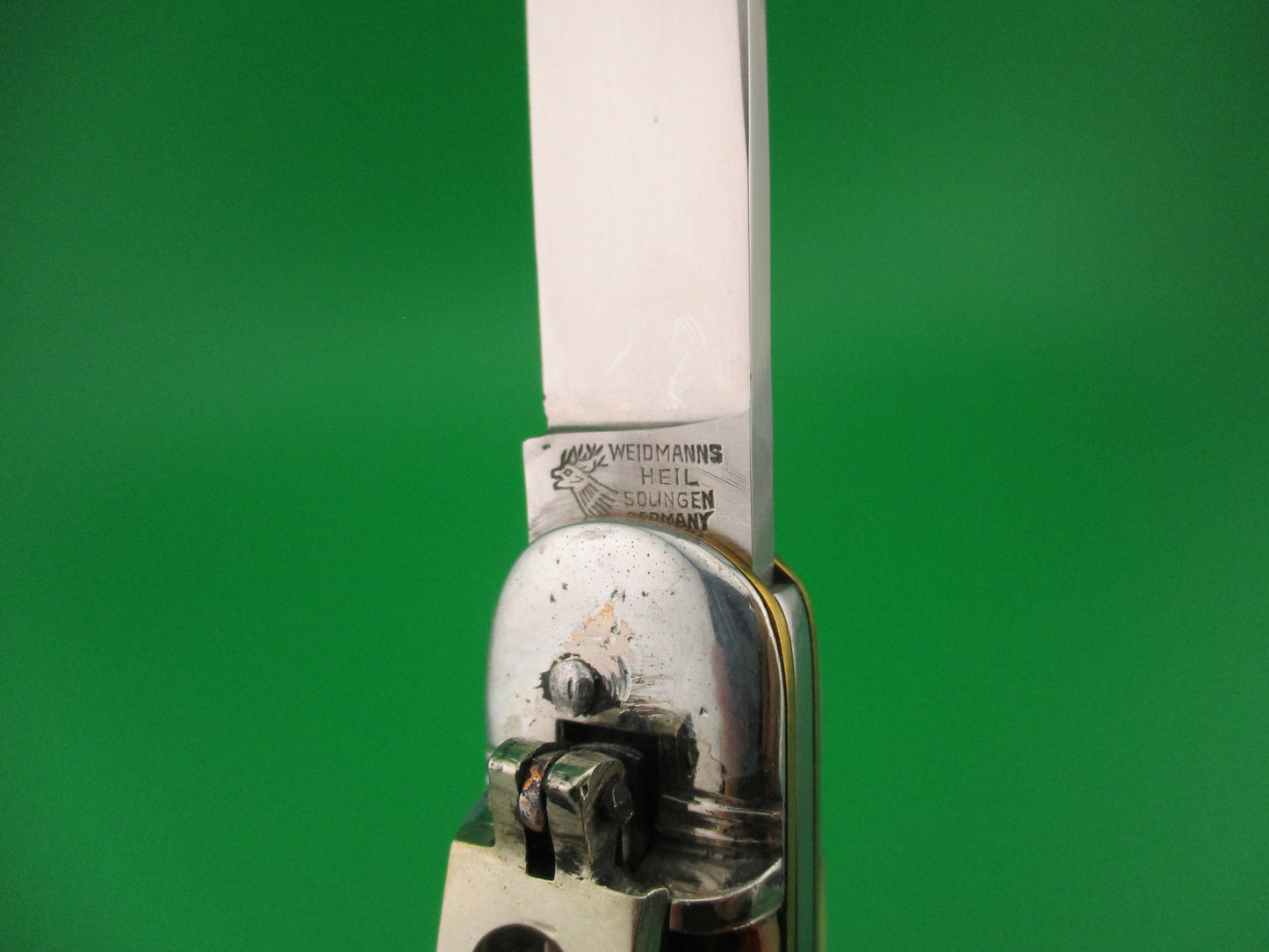 Weidmanns Heil SOLINGEN GERMANY 11cm German Lever Bone SPRINGER automatic