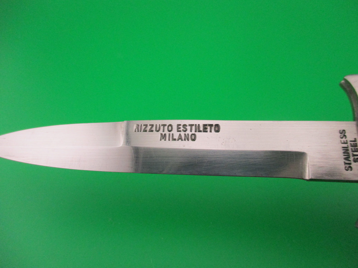 RIZZUTO ESTILETO MILANO 22cm Japanese vintage swing guard Mustache flat bolster switchblade