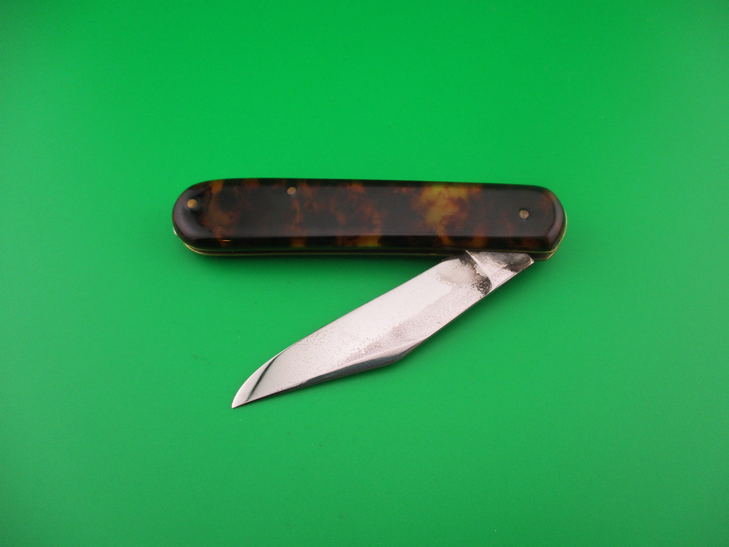 Colonial PRONTO vintage 1950s Fatjack Imitation Tortoise switchblade knife