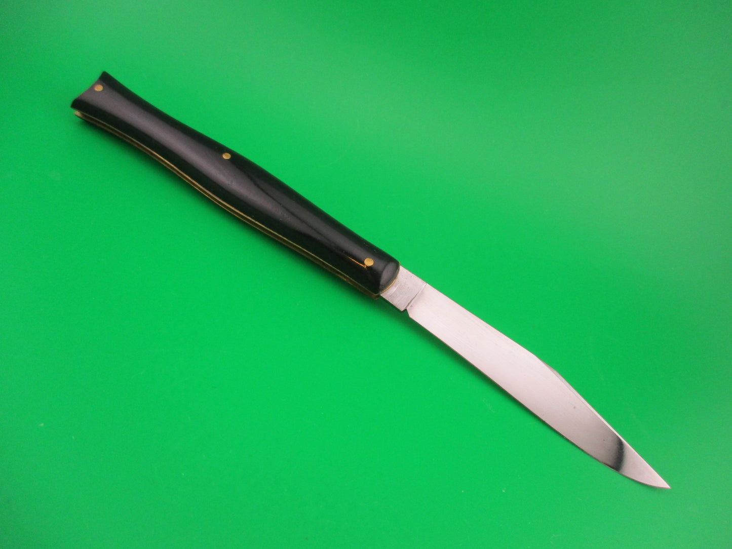 Bonsa SOLINGEN GERMANY Fishtail Black like PRESTO Vintage automatic knife
