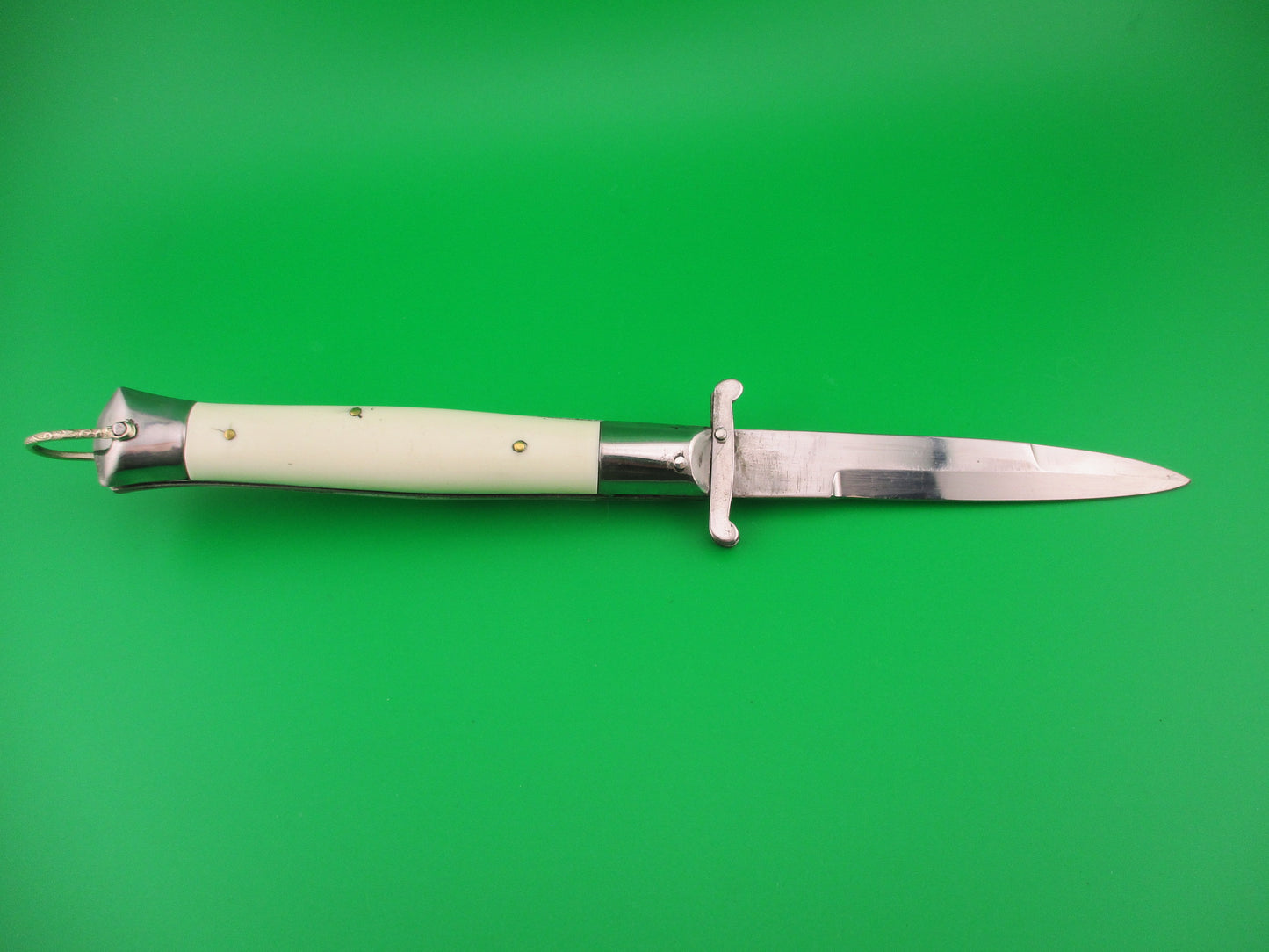 Rizzuto Estileto Milano Vintage 22cm Japanese White Swing Guard switchblade