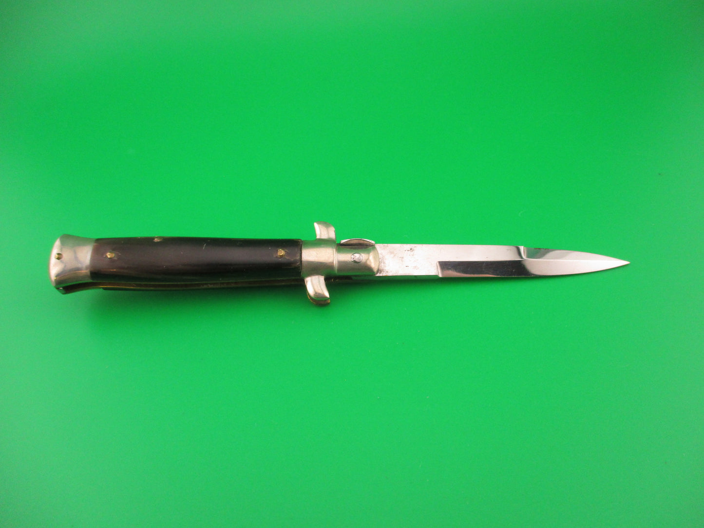 S.M. CO. ITALY 16cm Italian Picklock 1950s vintage horn automatic knife NOS