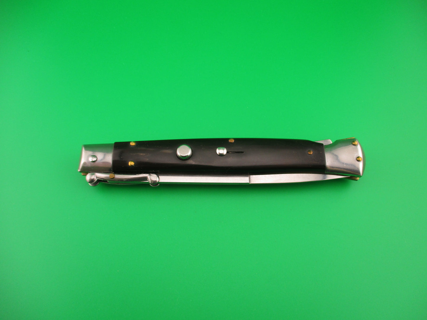 LIMITED EDITION 2004 28cm Italian Swing Guard Frank B Dark horn automatic knife