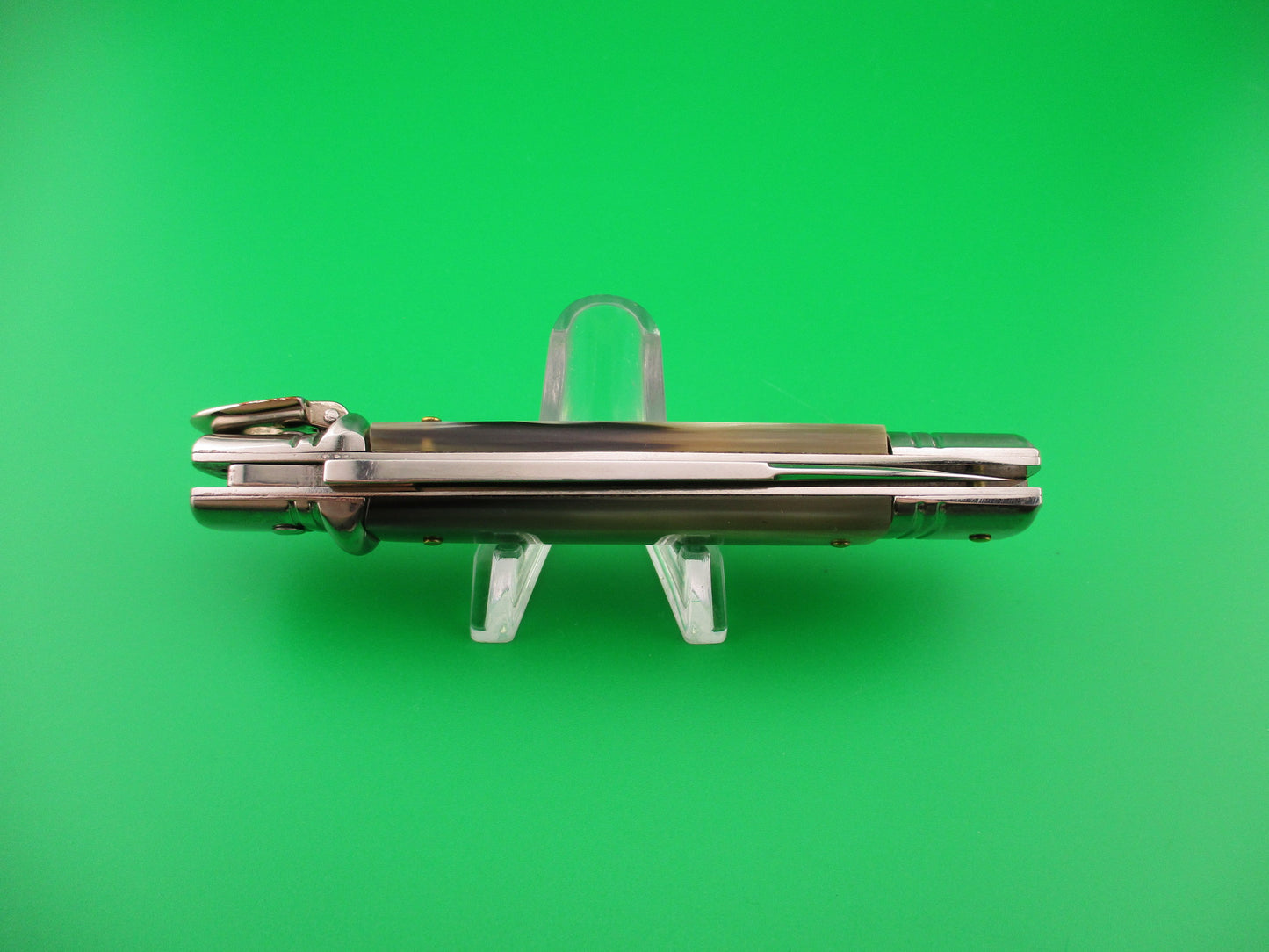 z AKC ITALY 20cm Italian Slimline Lever Honey horn automatic knife