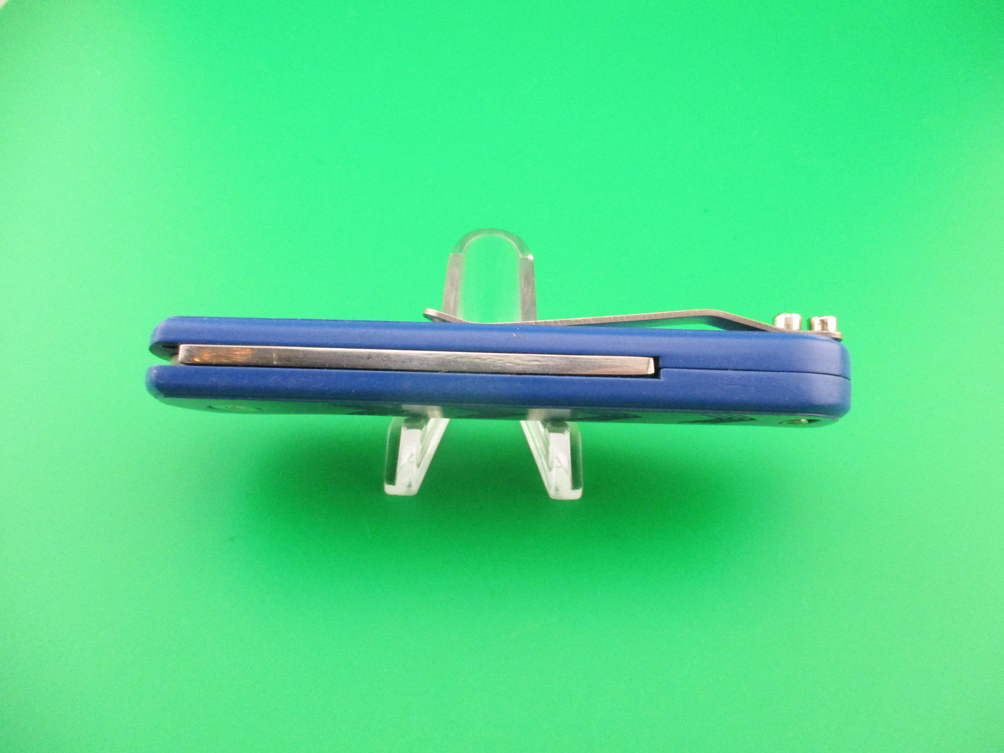 440 Stainless Blue Super Knife all metal scale release automatic knife