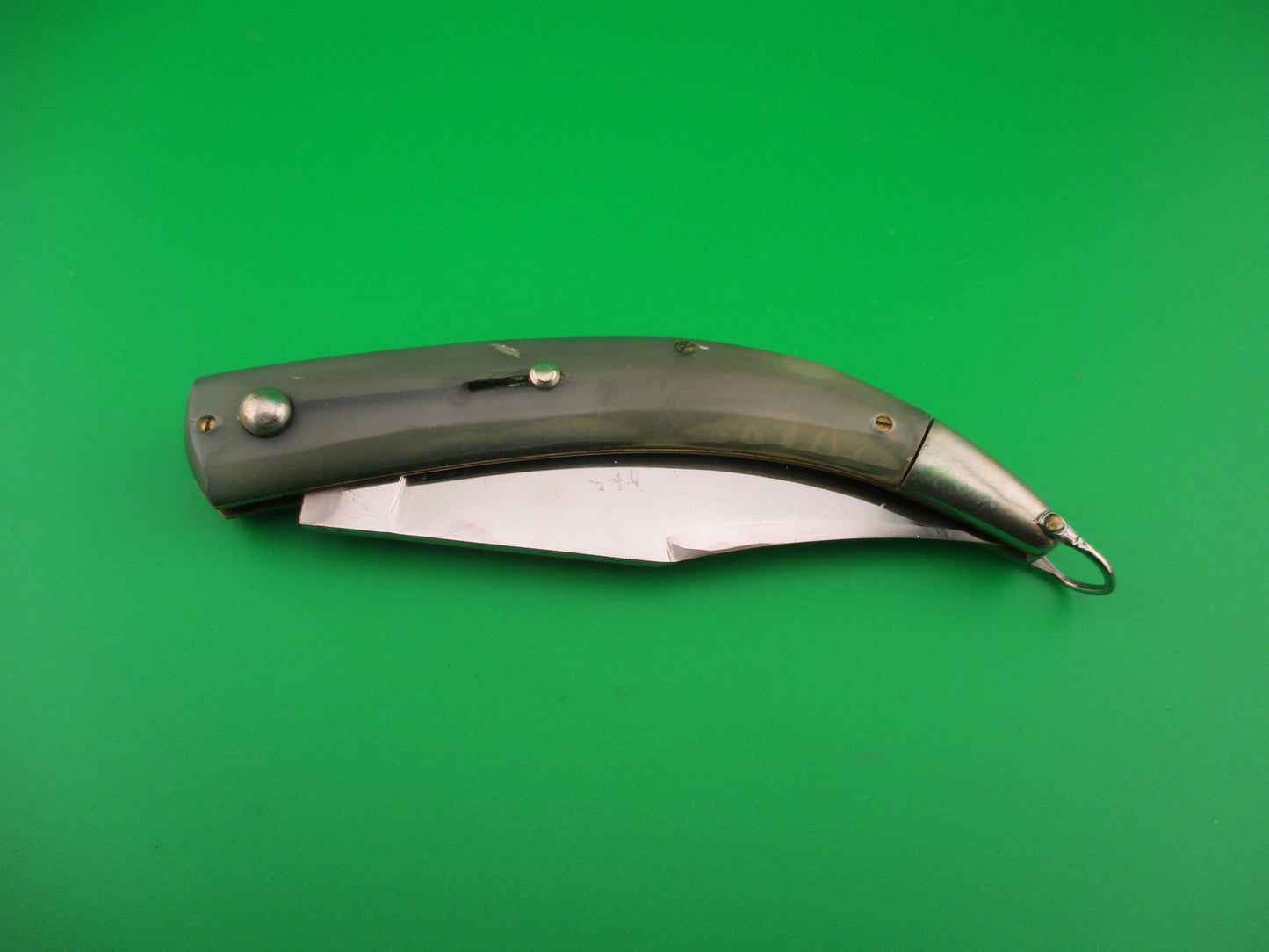 INOX 22cm Italian Vintage 1960s CATALANA curved automatic knife