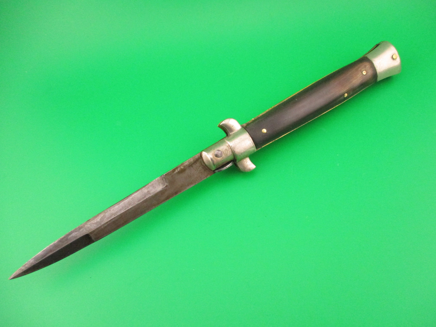 ROMO ITALY 23cm Italian Picklock 1950s vintage Bayonet Horn automatic knife
