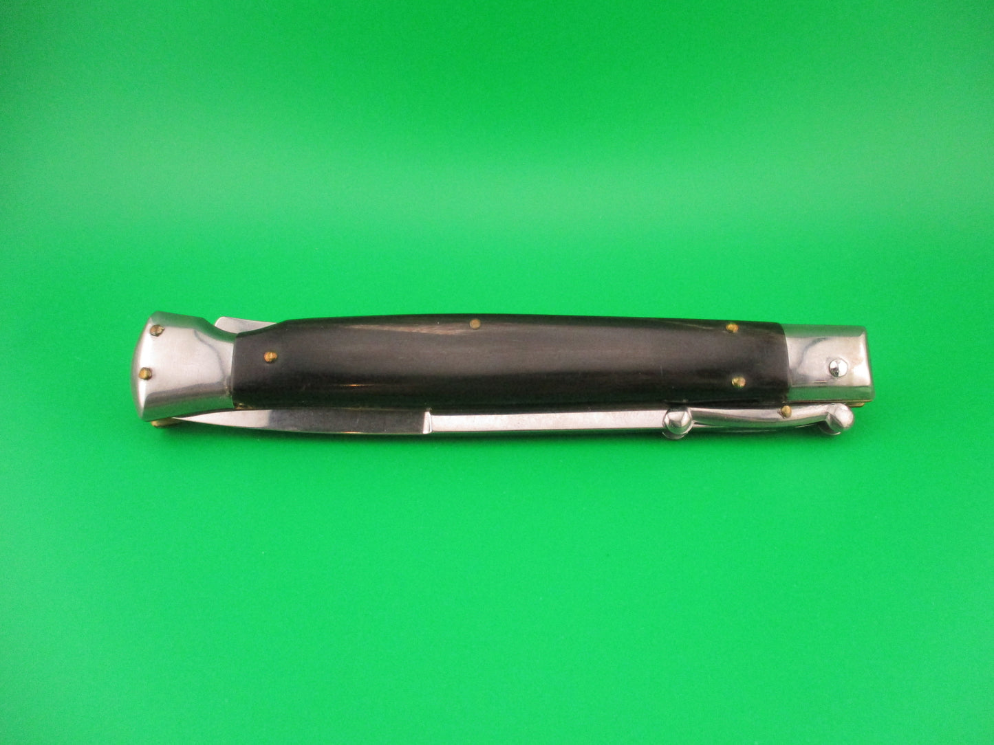 LIMITED EDITION 2004 28cm Italian Swing Guard Frank B Dark horn automatic knife